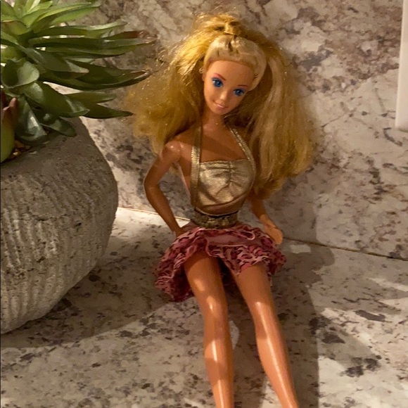 88 Vintage Mattel Barbie Doll Blonde Animal Print - Picture 3 of 5